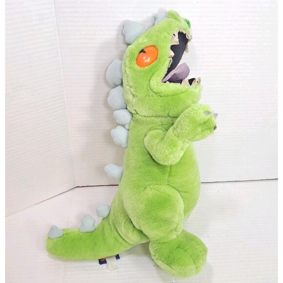 RUGRATS Vtg 1997 Viacom Reptar Stuffed Plush Doll 14" Nickelodeon Plushie Toy - Picture 4 of 5